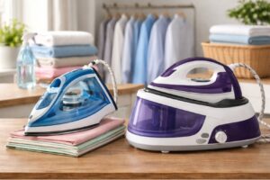 fer à repasser ou centrale vapeur