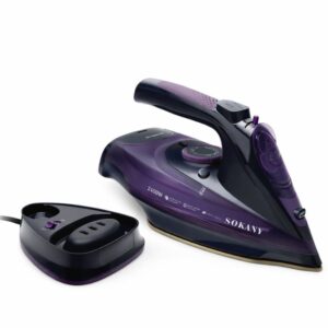 Fer à repasser sans fil rechargeable SOKANY 2400W