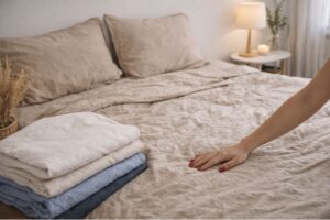 matière de housse de couette